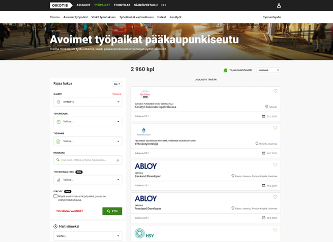 Kuva palvelusta